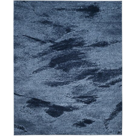 Safavieh Retro Large Rectangle Area Rug, Light Blue and Blue - 8 ft.-9 in. x 12 ft. RET2891-6065-9